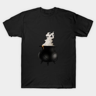 Cast iron witch cauldron T-Shirt